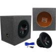 Alpine R2-W10D4 10  750w Dual 4-Ohm Car Audio Subwoofer+Sealed Sub Box Enclosure Online now