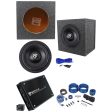 Rockville W10K6D2 V2 10  2000w Subwoofer+Sealed Sub Box+Mono Amplifier+Amp Kit Hot on Sale