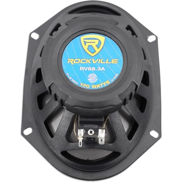 Front Rockville 6x8  Factory Speaker Replacement Kit For 1991-1994 Mazda Navajo For Discount