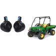 8  300 W Waterproof Rollbar Rollcage Tower Speakers for John Deere Gator XUV RSX Hot on Sale