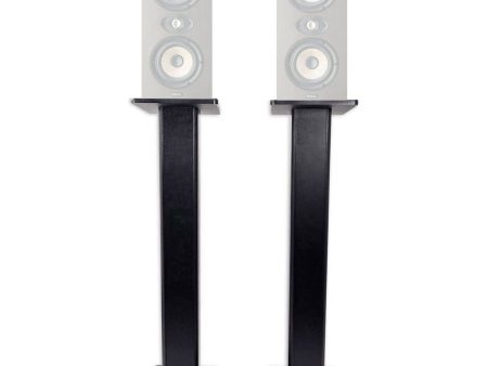 (2) Rockville 28  Studio Monitor Speaker Stands For Shape TWIN Monitors Hot on Sale