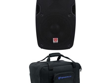 Rockville SPG84 8  400w DJ PA Speaker ABS Lightweight Cabinet 4-Ohm+Carry Bag For Cheap