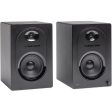 2) SAMSON M50 5  Studio Computer Podcast Reference Monitors Speakers+Desk Stands For Sale