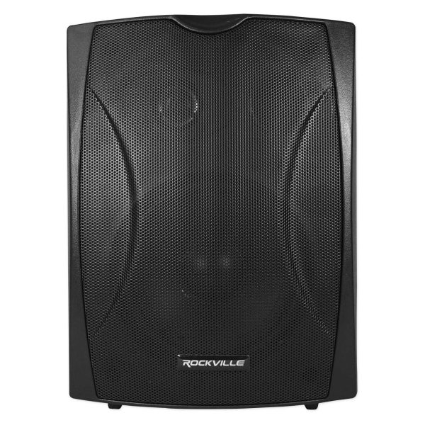 Rockville WET-5B 70V 5.25  IPX55 Commercial Indoor Outdoor Wall Speaker - Black Hot on Sale