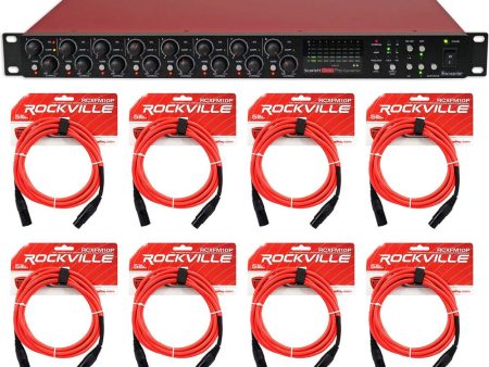 Focusrite Scarlett OctoPre Dynamic 8-Channel ADAT Microphone Mic Preamp+Cables Fashion