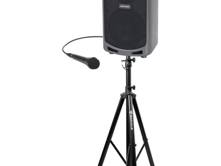 Samson Expedition Express+ Portable PA Rechargeable Bluetooth Speaker+Mic+Stand Hot on Sale