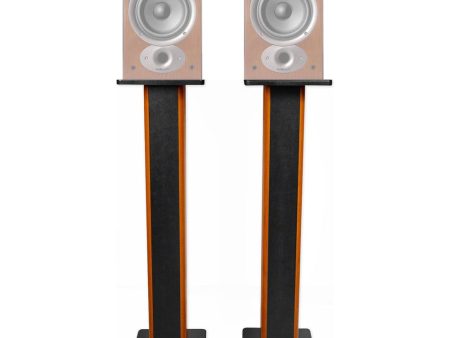 (2) 36  Bookshelf Speaker Stands For Polk Audio RTI A3 Bookshelf Speakers For Discount