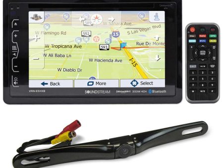 SOUNDSTREAM VRN-65HXB 6.2  Car Navigation Bluetooth DVD Receiver+Backup Camera on Sale