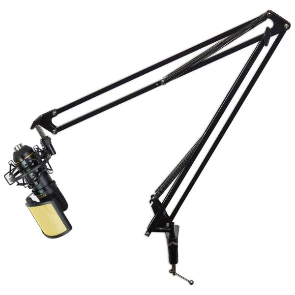 Rockville Solo-Cast 24 bit 192Khz USB Computer Microphone Skype Twitch Mic+Boom Fashion