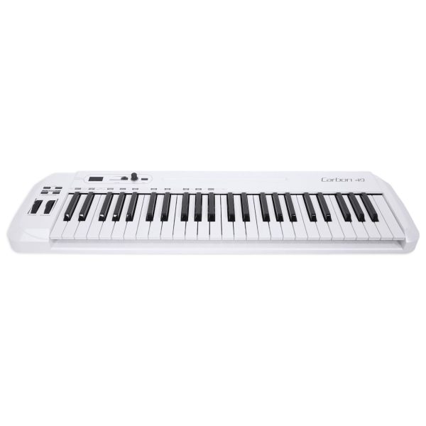 Samson Carbon 49 Key USB MIDI DJ Keyboard Controller+Software+(2) Microphones For Discount