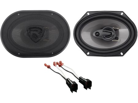 Rockville 6x8  Rear Factory Speaker Replacement For 1999-2002 Lincoln Navigator Online Sale