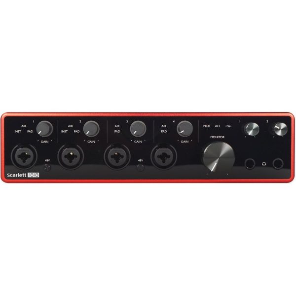 Focusrite Scarlett 18i8 3rd Gen 18-in, 8-out USB audio interface and Condenser Mic Hot on Sale