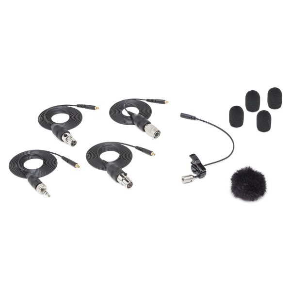 Samson LM7X Lavalier Lav Microphone+Adapters+Case+Handheld Mic+Headphones For Discount