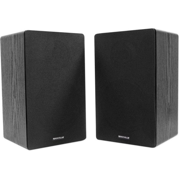 (2) Black 6.5  Home Bookshelf Speakers w Kevlar Woofers+JBL In-JBL Subwoofers Online Sale