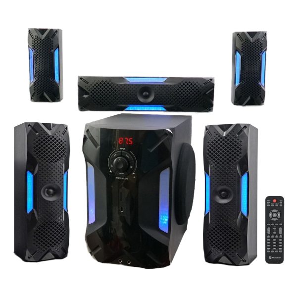 Rockville Bluetooth Home Theater Karaoke Machine System w 8  Subwoofer + LED S Online now