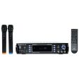 Rockville RPA70WBT Bluetooth Karaoke Amplifier+4) 8  Black Ceiling Speakers+Mics Online