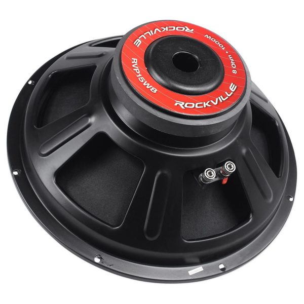 Rockville RVP15W8 1000 Watt 15  Mid-Bass Driver Car Audio Speaker Mid-Range Online Sale