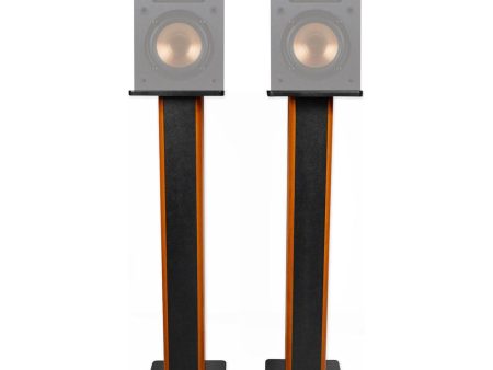 (2) 36  Bookshelf Speaker Stands For Klipsch R-14M Bookshelf Speakers Hot on Sale