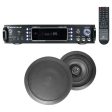 RPA60BT 1000w Home Theater Bluetooth Receiver +(2) Black In-Ceiling Speakers Fashion