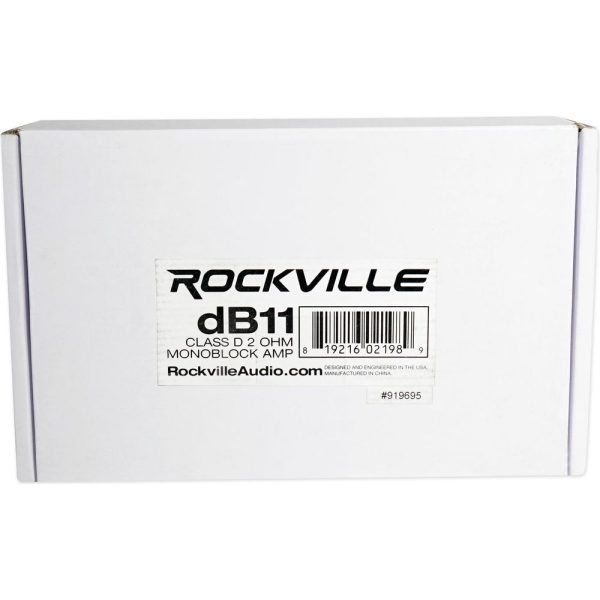 Rockville K5 W12K5S2 12  1400w Subwoofer+Vented Sub Box+Mono Amplifier+Amp Kit Hot on Sale