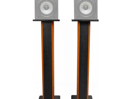 (2) 36  Bookshelf Speaker Stands For Sony SS-B1000 Bookshelf Speakers Online Sale