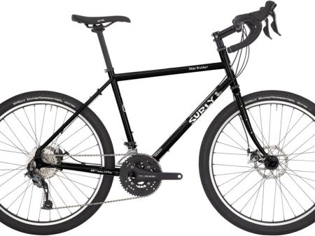 Surly Disc Trucker Bike - 26”, Steel, Hi-Viz Black Online Sale